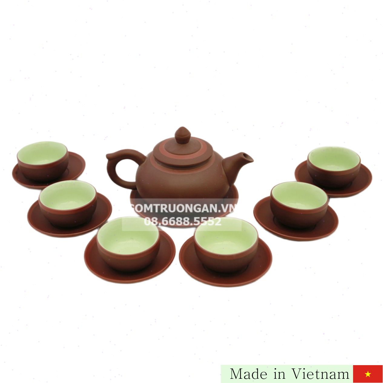 280ml 황토색 자사 차 주전자 세트 전통 예술 