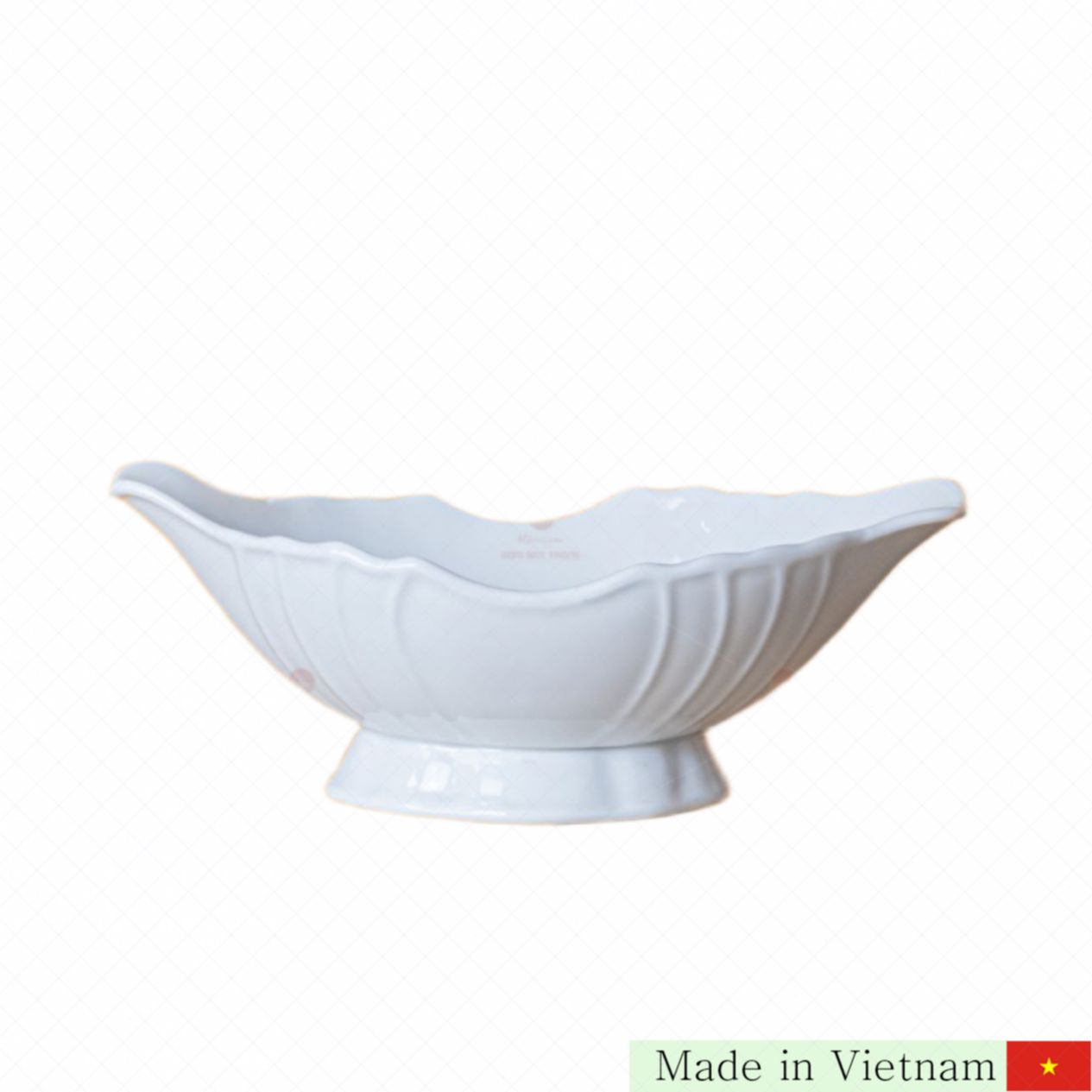 30cm 흰색 도자기 닭 모양 다용도 찬기 바트랑 