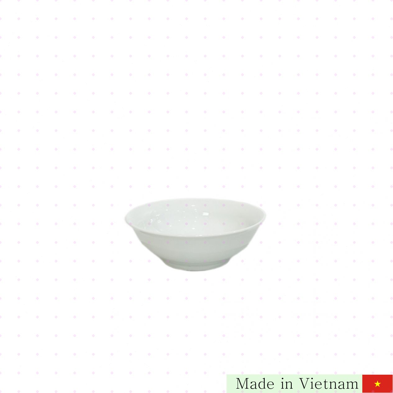 BÁT TRÀNG 18/20cm 화이트 도자기 볼 모던 디자인 