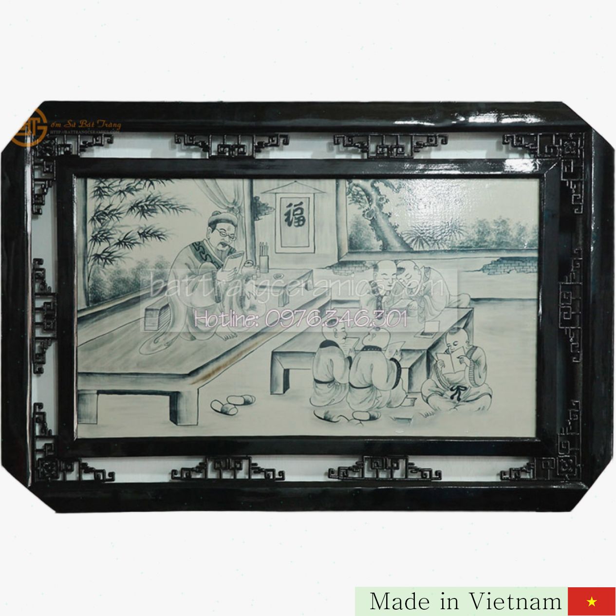 90x60cm 교사 고전 도자기 벽화 정성 담긴 선물 