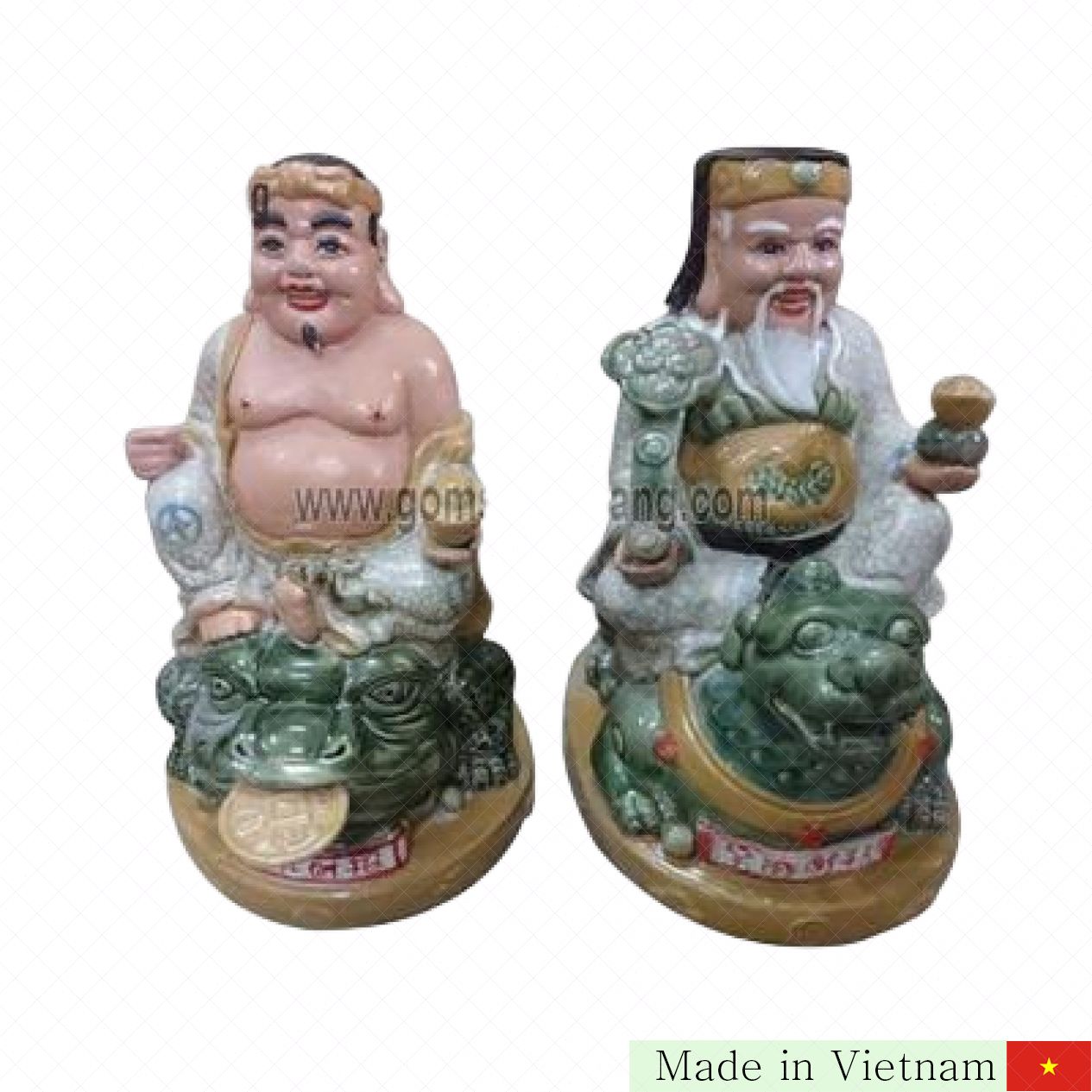 배트랑 누룩 토기 재물 신 동물 문양 조각상 30cm 
