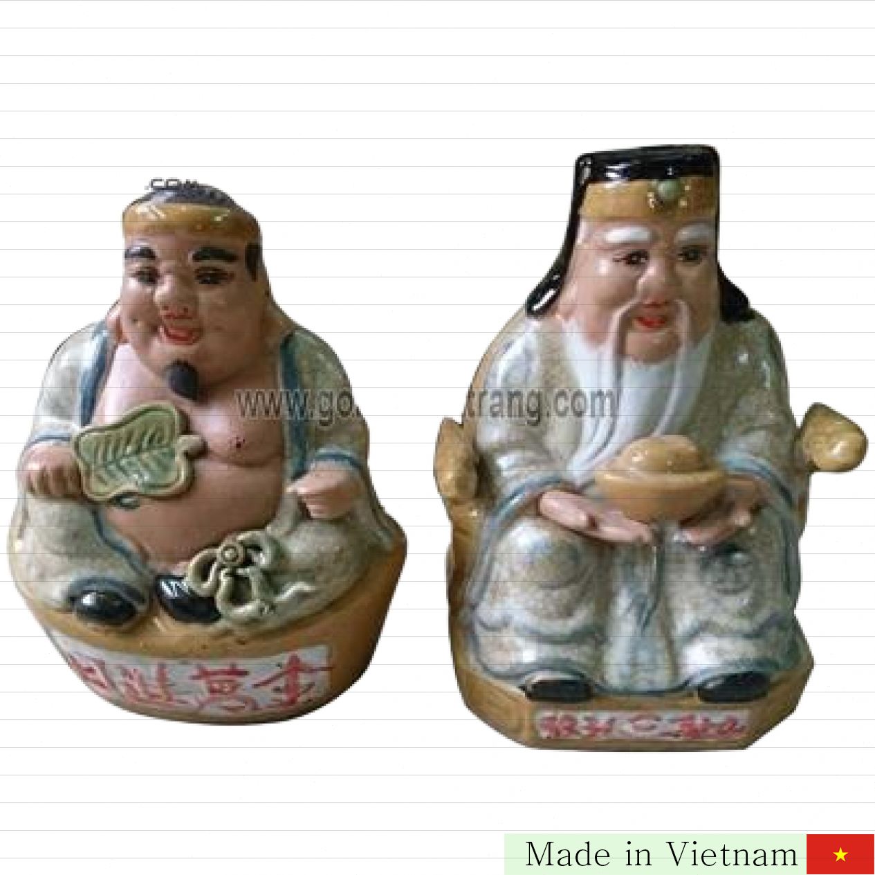 18cm 전통 도자기 재물 신령상 고급 효험 제품 