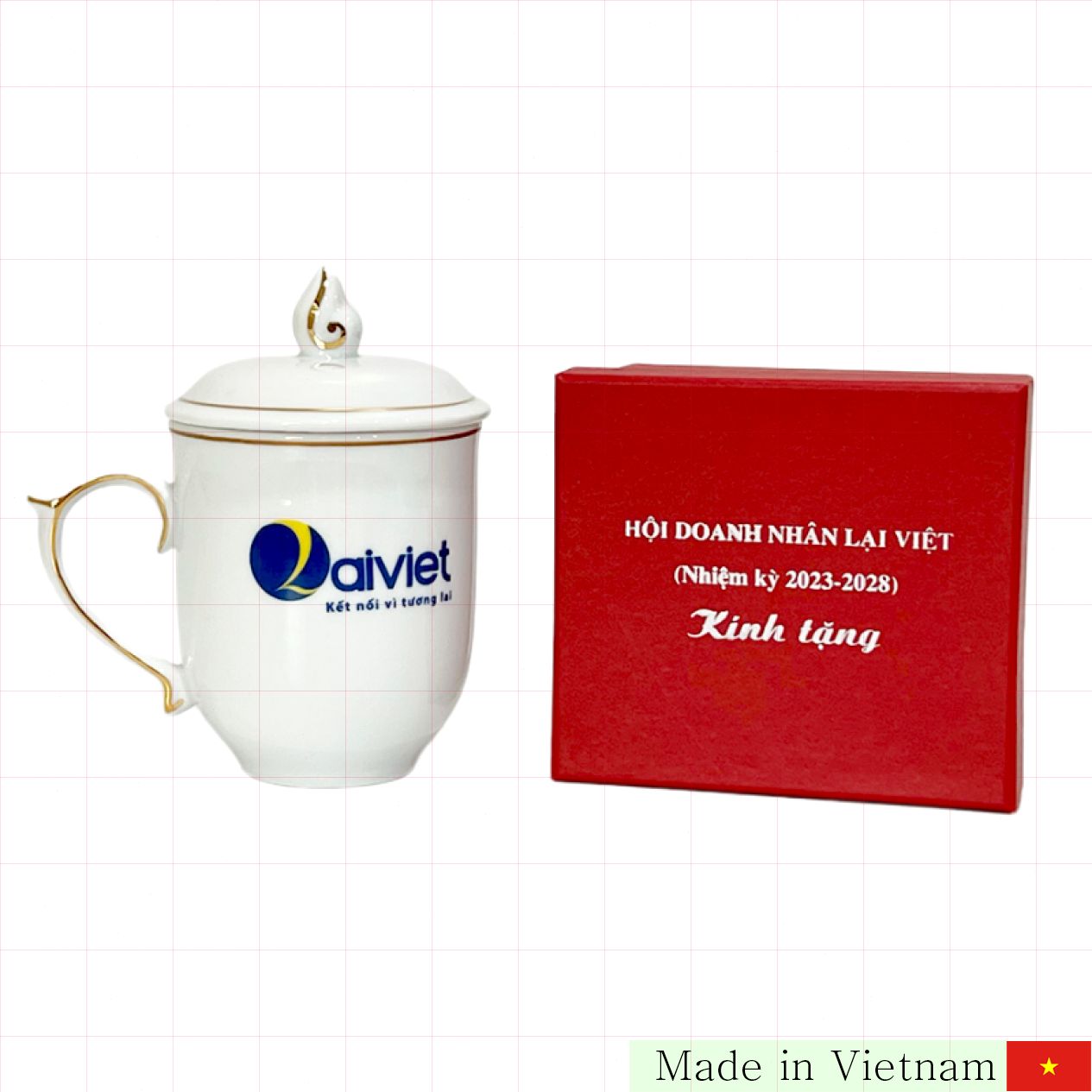 350ml 바트짱 백자 도자기 컵 COV5 고급 다용도 