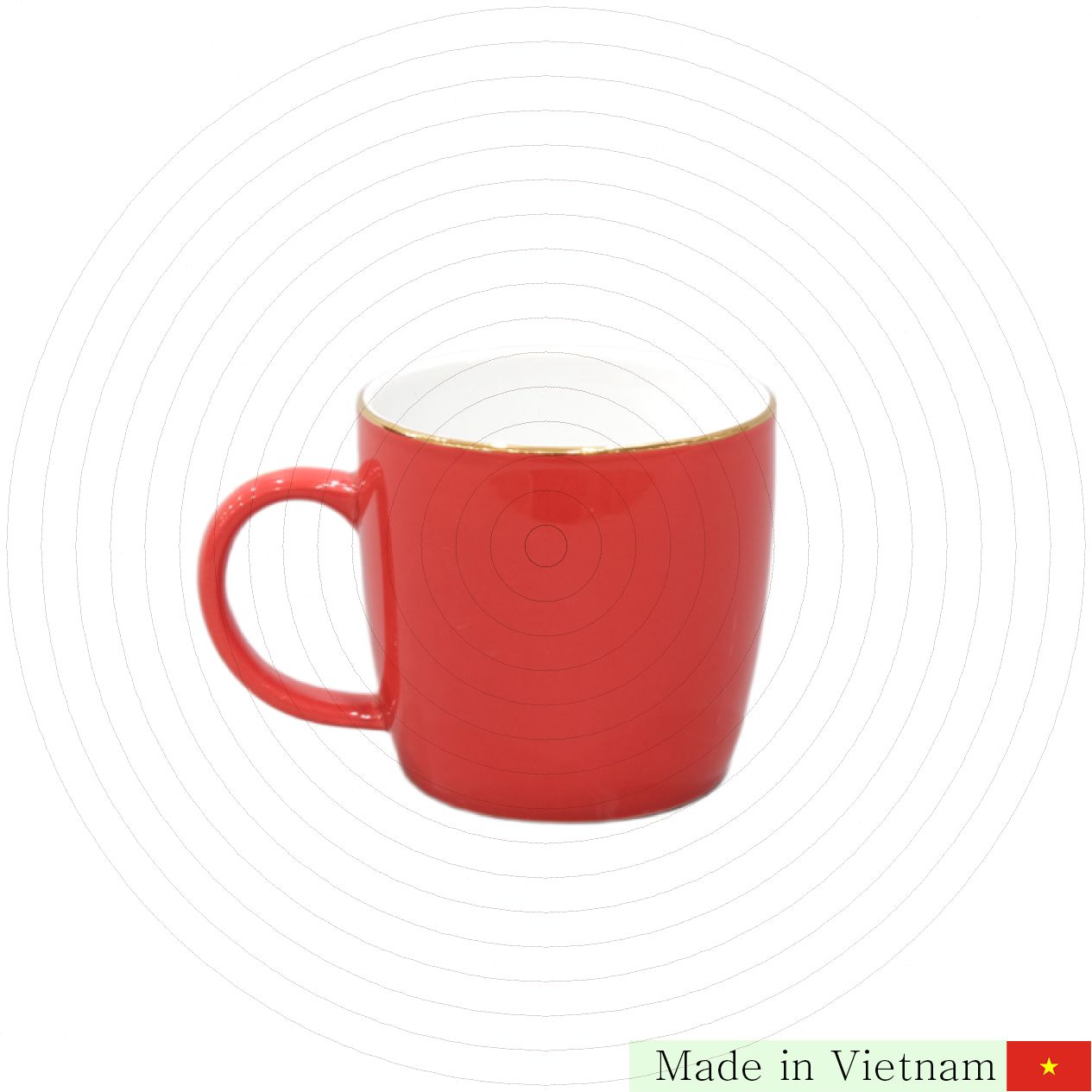 바트짱 300ml 고급 흰색 컵 COMV7 맞춤 디자인 