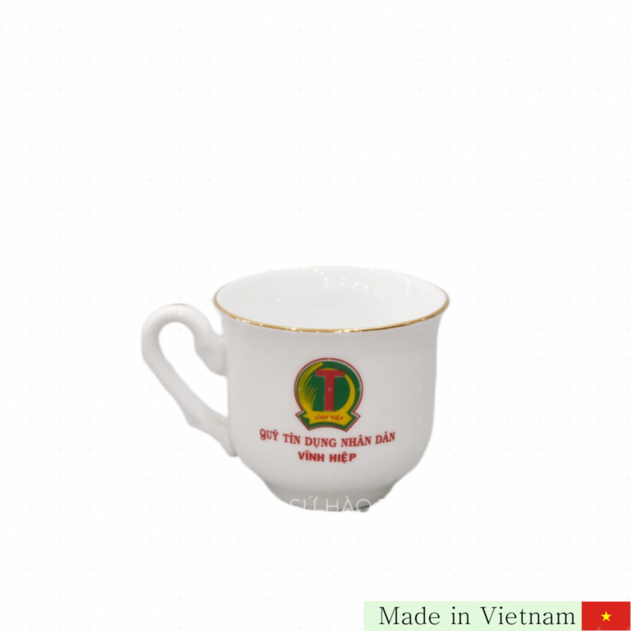 COV23 250ml 곡선 손잡이 도자기 컵 고급 배달용 선물용 