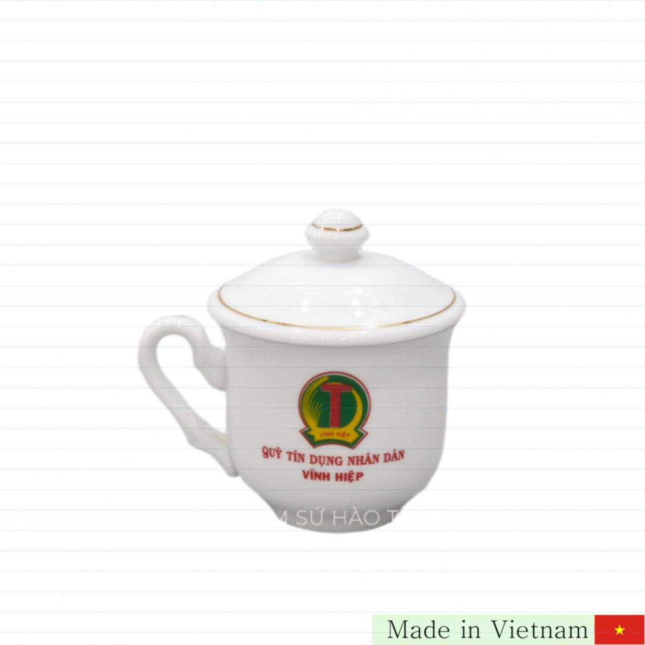 250ml 백자 주문제작 곡선 손잡이 머그컵 