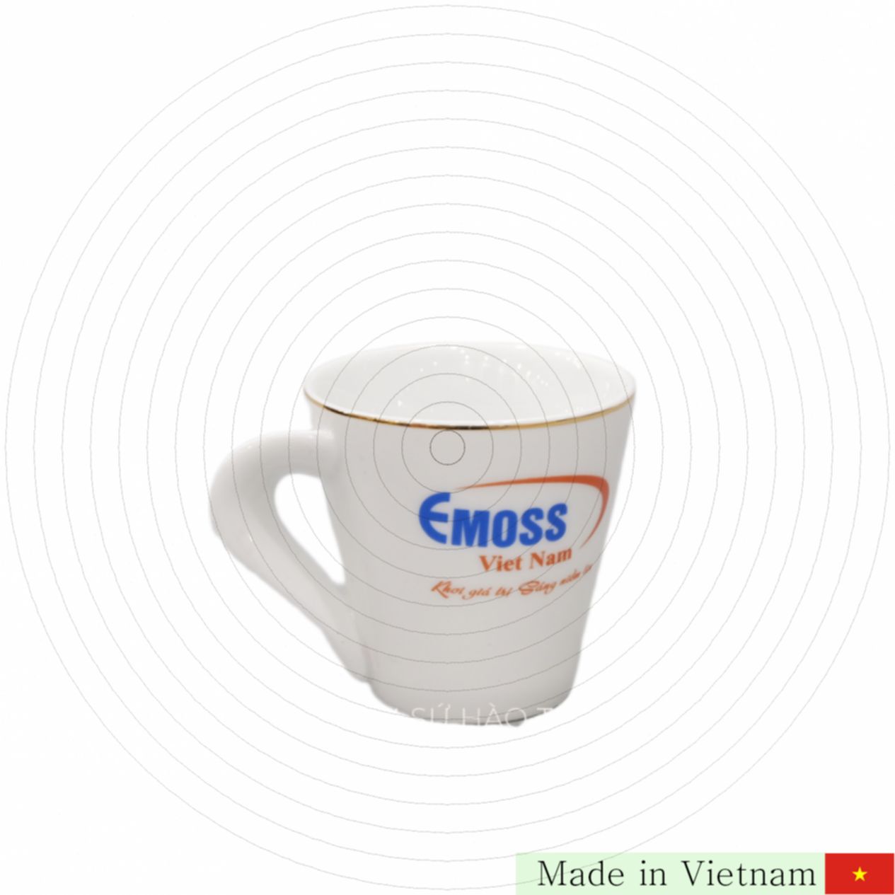 190ml 꼬임 손잡이 바트짱 도자기 맞춤 컵 