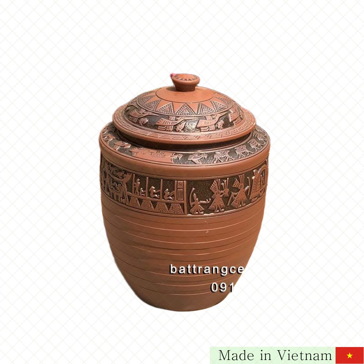 무광 15kg 쌀독 풍수 장식 품질 우수 도자기 