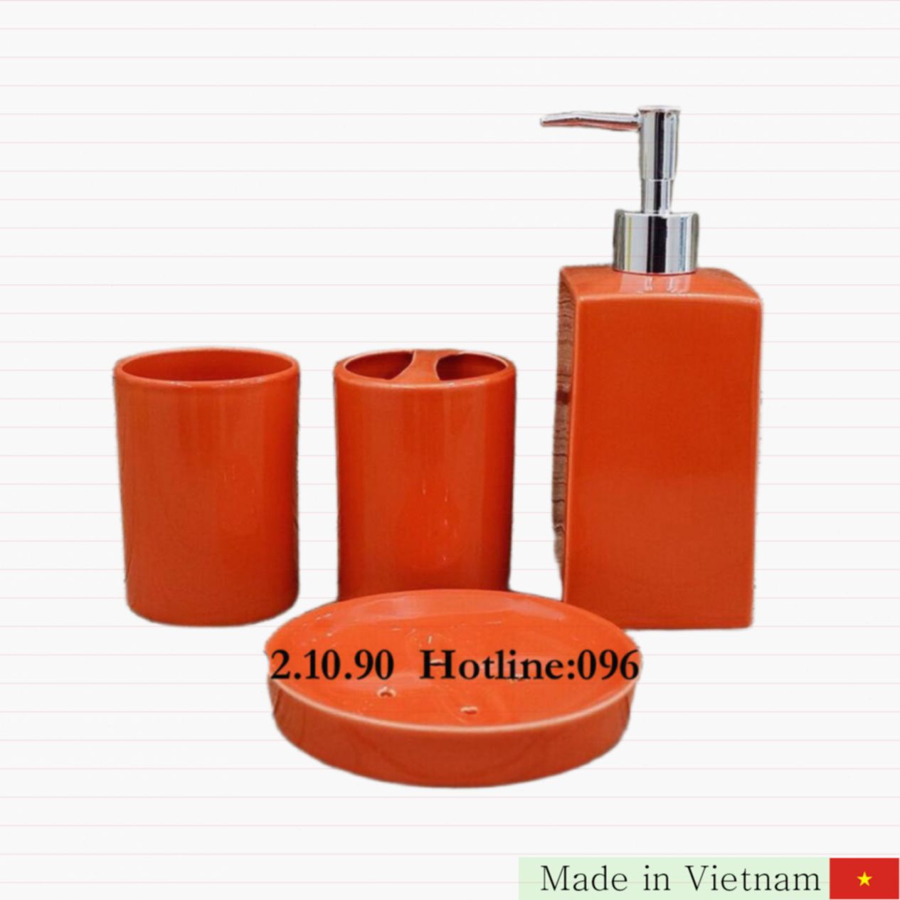 깔끔한 욕실 세트 다색 도자기 바트랑 고급 